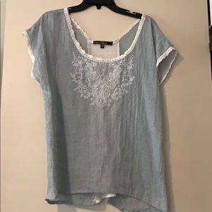 Distressed style shirt